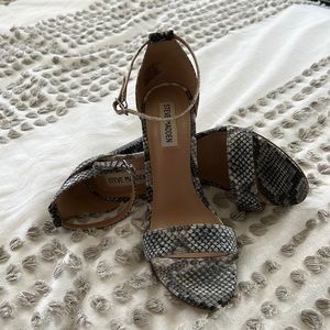 Steve Madden Snake Skin Print Heels